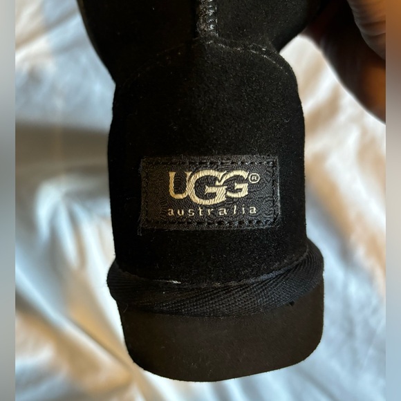 UGG Genevieve over the knee bow boots black. Size 6. New - Picture 3 of 15